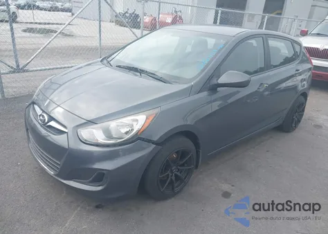 2012 Hyundai Accent Gs из США, поврежденный, VIN KMHCT5AE1CU026434